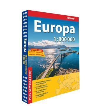 Europa Atlas Samochodowy 1:800 000  2026/2027