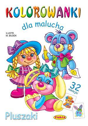 Pluszaki kolorowanki dla malucha