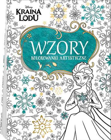 Kraina Lodu wzory kolorowanki artystyczne