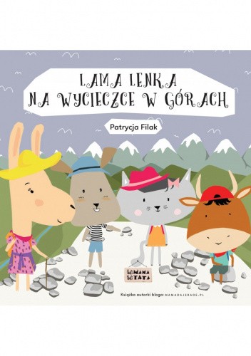 Lama Lenka na wycieczce w górach