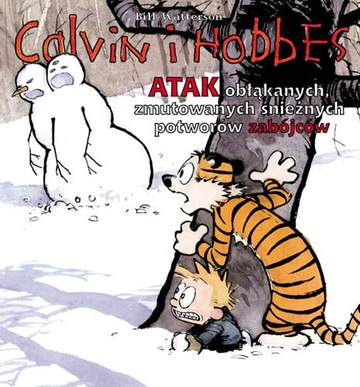 Atak obłąkanych zmutowanych śnieżnych potworów zabójców Tom 7 calvin i hobbes