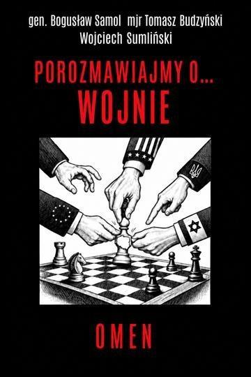 Okładka: Porozmawiajmy o. . . Wojnie. Omen