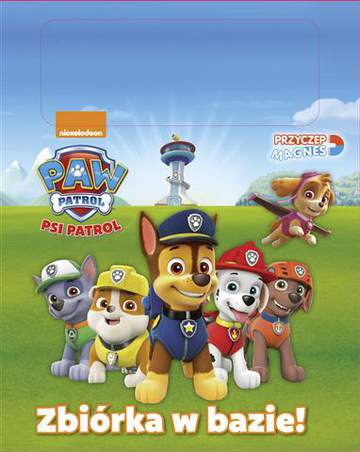 Zbiórka w bazie przyczep magnes Psi Patrol