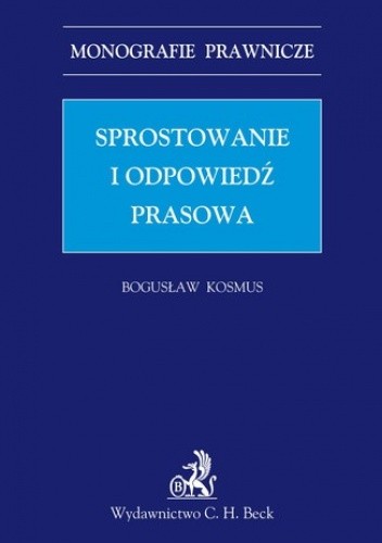 Sprostowanie i odpowiedź prasowa