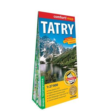Tatry mapa turystyczna 1:27 000 laminat 2023