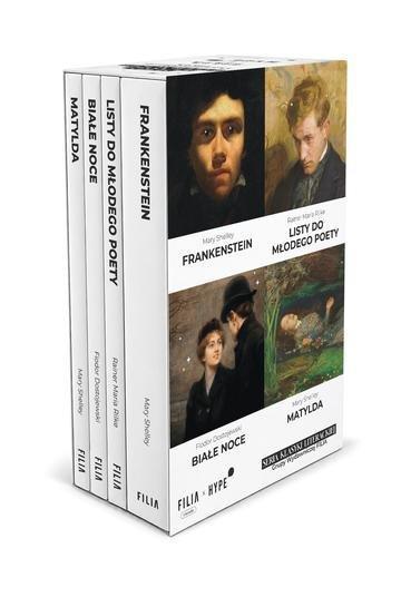 Okładka: Pakiet: Białe noce / Matylda / Listy do młodego poety / Frankenstein