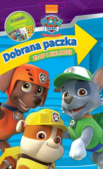 Dobrana paczka złap i koloruj Psi Patrol