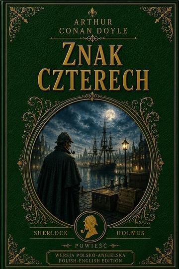 Okładka: Znak czterech / The Sign of the Four wyd. dwujęzyczne