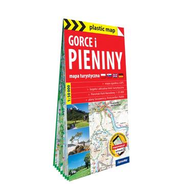 Gorce i Pieniny mapa turystyczna 1:50 000 foliowana 2023