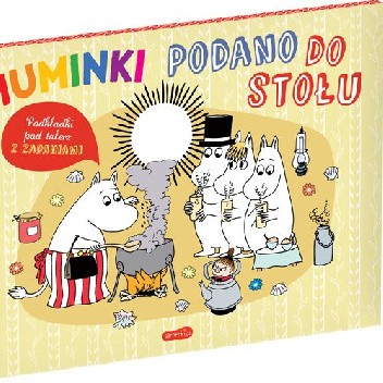 Muminki. Podano do stołu. Podkładki pod talerz z zadaniami