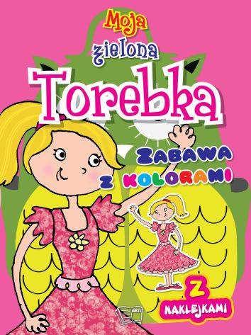 Moja zielona torebka z naklejkami