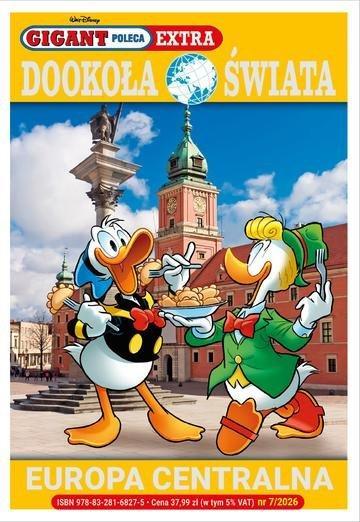 Okładka: Dookoła świata. Europa Centralna. Gigant Poleca Extra. Tom 7/2026