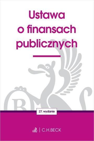 Okładka: Ustawa o finansach publicznych wyd. 27