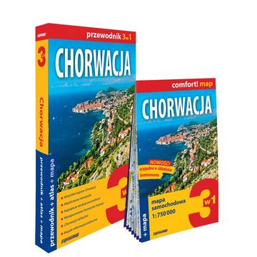 Chorwacja zestaw przewodnikowy 3w1 2023