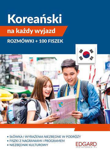 Pakiet koreański na każdy wyjazd rozmówki / 100 fiszek