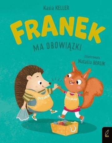 Okładka: Franek ma obowiązki. Jeżyk Franek