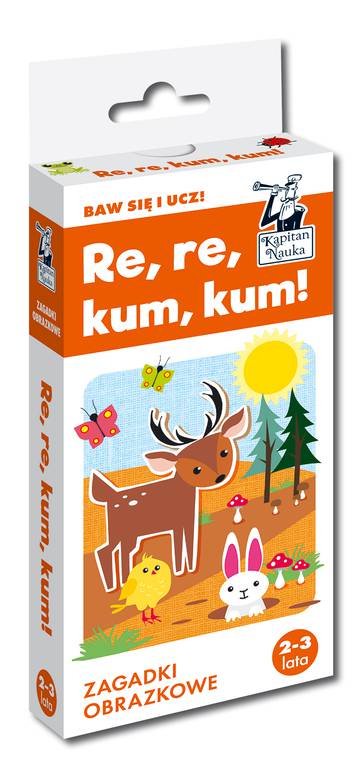 Re, re, kum, kum. Zagadki obrazkowe. Kapitan Nauka wyd. 3