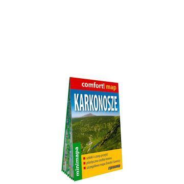 Karkonosze laminowana mapa turystyczna mini 1:90 000