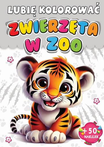 Zwierzęta w ZOO. Lubię kolorować