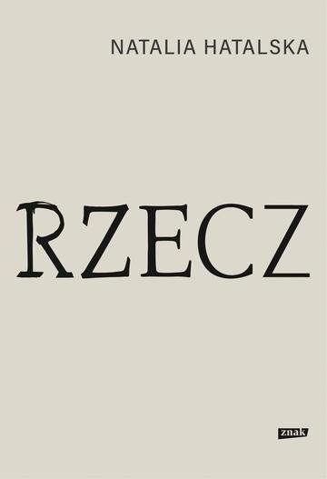 Okładka: Rzecz