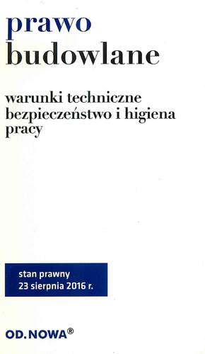 Prawo budowlane 08. 2016