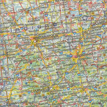 Usa kanada mapa 1:3 000 000