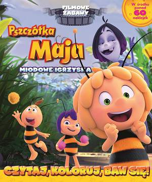 Miodowe igrzyska Pszczółka Maja czytaj koloruj baw się