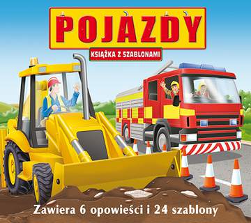 Pojazdy książka z szablonami