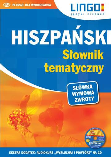 Hiszpański słownik tematyczny książka + CD