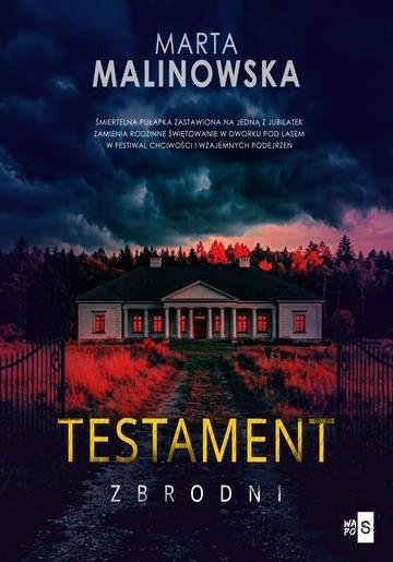 Okładka: Testament zbrodni
