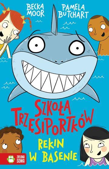 Rekin w basenie. Szkoła Trzęsiportków