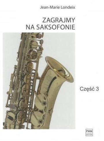 Okładka: Zagrajmy na saksofonie część 3