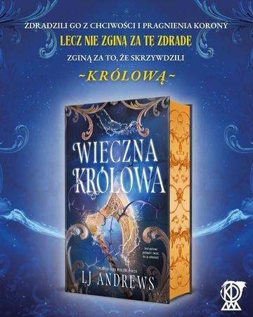 Okładka: Wieczna Królowa (ilustrowane brzegi)