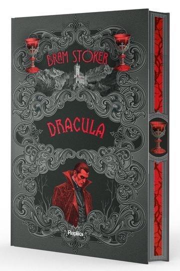 Okładka: Dracula. Klasyka Grozy (ilustrowane brzegi)