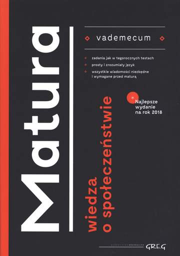 Wiedza o społeczeństwie vademecum matura
