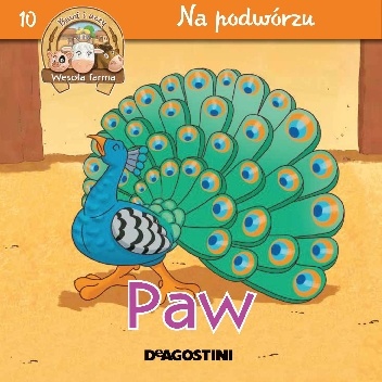Paw. Na podwórzu