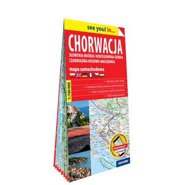 Chorwacja mapa samochodowa 1:650 000 papier 2019