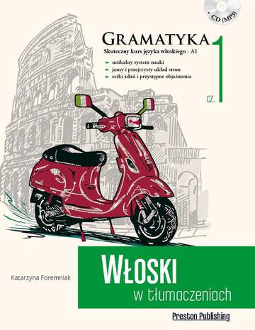 Włoski w tłumaczeniach gramatyka 1 poziom a1 + CD