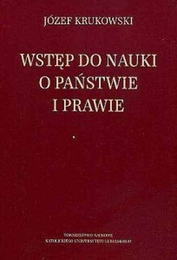 Wstęp do nauki o państwie i prawie