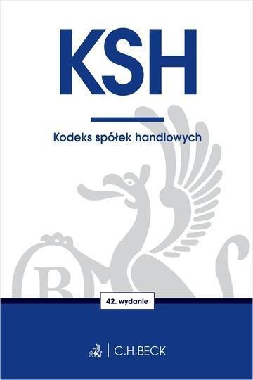 Okładka: KSH. Kodeks spółek handlowych wyd. 42