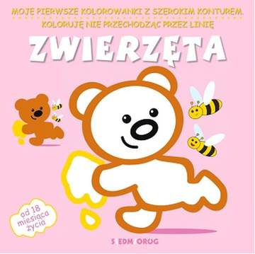 Zwierzęta moje pierwsze kolorowanki z szerokim konturem