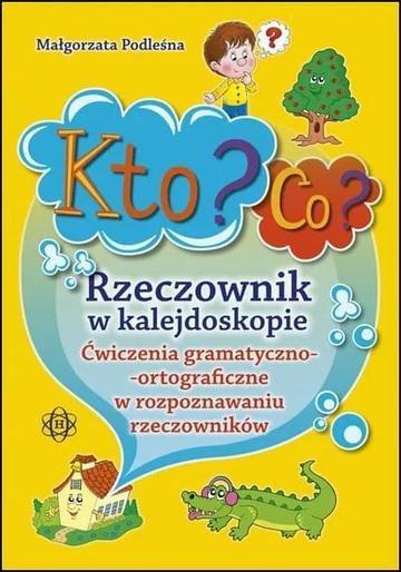 Okładka: Kto co rzeczownik w kalejdoskopie