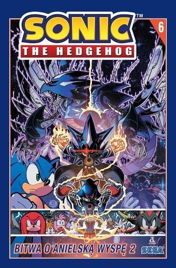 Okładka: Bitwa o Anielską Wyspę 2. Sonic the Hedgehog. Tom 6 wyd. 2