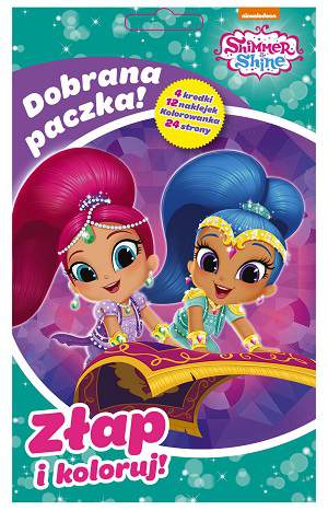 Dobrana paczka złap i koloruj shimmer and shine