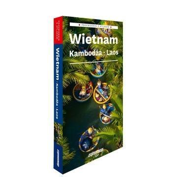 Okładka: Wietnam Kambodża Laos Przewodnik z atlasem 2026