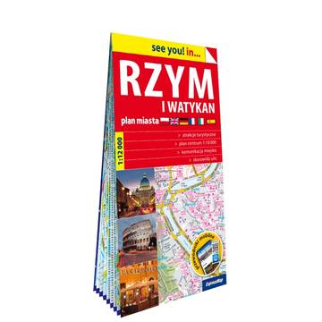 Rzym i Watykan mapa samochodowa 1:12 000 papier 2024