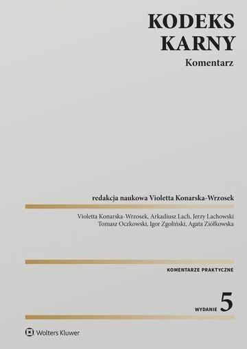 Okładka: Kodeks karny. Komentarz