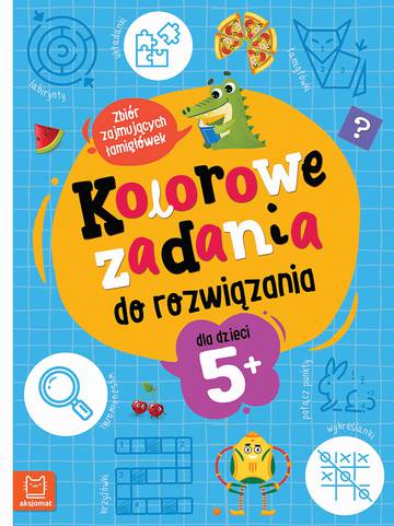 Kolorowe zadania do rozwiązania dla dzieci 5+
