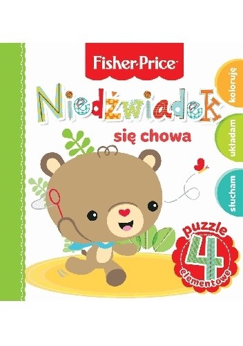 Niedźwiadek się chowa. Fisher Price Puzzle