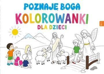 Okładka: Poznaję Boga. Kolorowanki dla dzieci